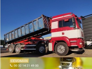 Camión multibasculante MAN TGA 37.440 8x4 Containerhaaksysteem / container euro4: foto 1