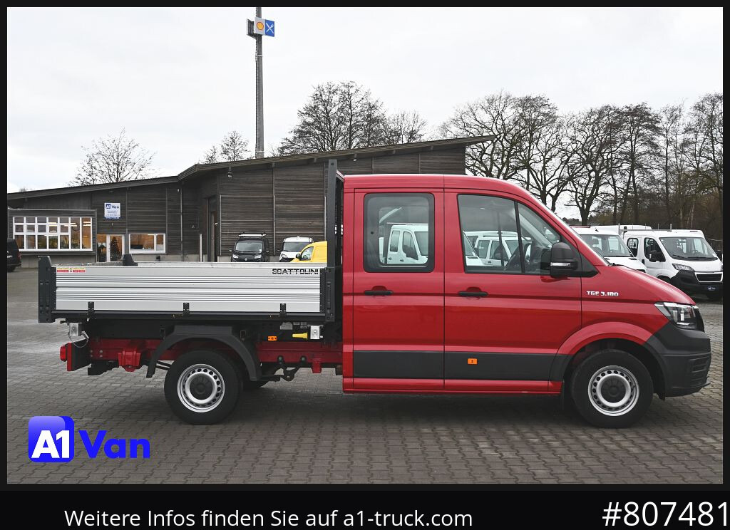 Camión MAN TGE 3.180 Doka Kipper,Klima, AHK, Tüv Neu