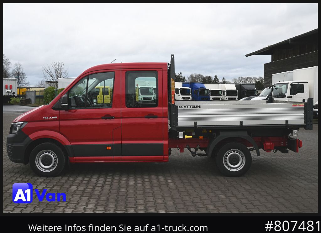 Camión MAN TGE 3.180 Doka Kipper,Klima, AHK, Tüv Neu