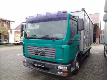 Camión transporte de ganado MAN TGL 8.240 mit Menke Einstock: foto 1
