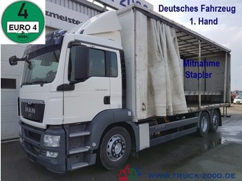 Camión lona MAN TGS 26.320 SchiebplaneL.+R. Deutscher LKW 1.Hand: foto 1