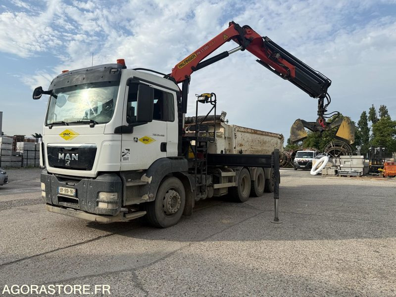 Camión MAN TGS TRIBENNE GRUE 8x4-4  - 2011 / 242000 KM