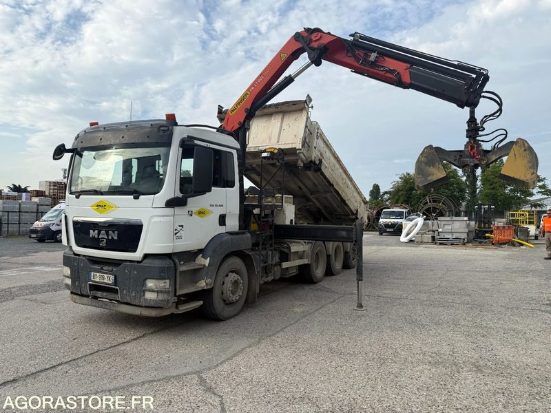 Camión MAN TGS TRIBENNE GRUE 8x4-4  - 2011 / 242000 KM