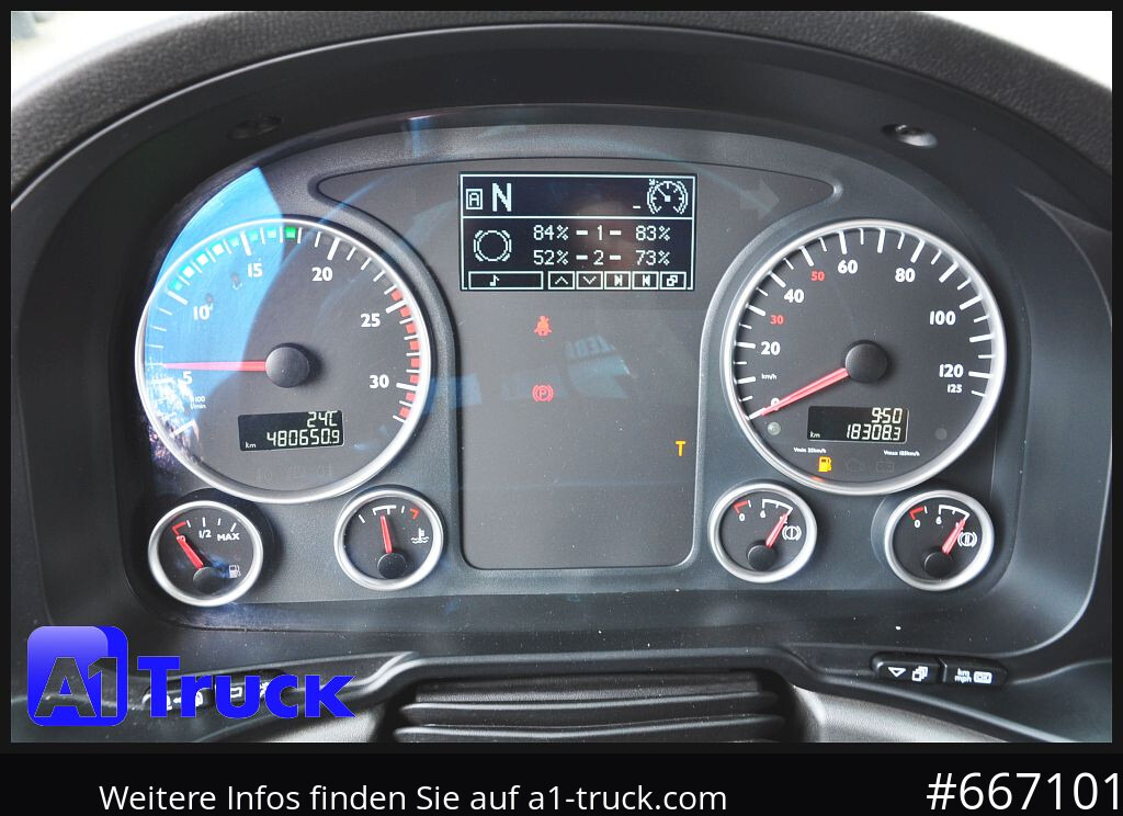 Camión MAN TGX 26.480, Holz Kesla 2109, 6x4,