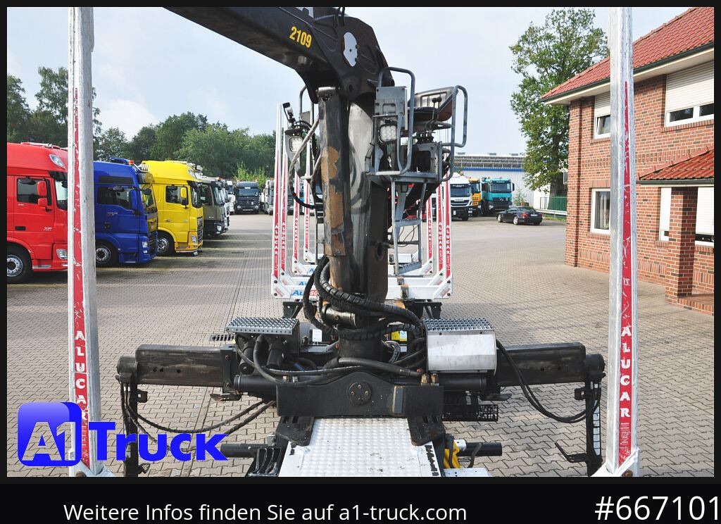 Camión MAN TGX 26.480, Holz Kesla 2109, 6x4,