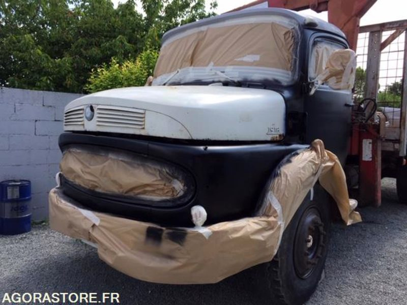 Camión MERCEDES L 1918 PLATEAU GRUE - 128 000km - BON ETAT - NOMBREUX TRAVAUX EFFECTUES