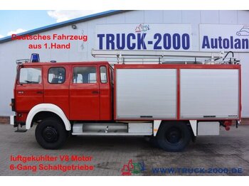 Camión caja cerrada Magirus Deutz 120 - 23 AW LF16 4x4 V8 nur 10.298 km -Feuerwehr: foto 1