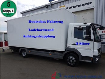 Camión caja cerrada Mercedes-Benz 816 ATEGO Koffer Deutscher LKW LBW AHK 3 Sitzer: foto 1