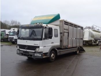 Camión transporte de ganado Mercedes-Benz 818 4x2 Viehwagen / KABA Aufbau: foto 1