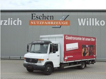 Camión transporte de bebidas Mercedes-Benz 818 D Vario, Böse Schwenkwand, LBW: foto 1