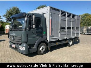Camión transporte de ganado Mercedes-Benz  821L" Neu" gebr. Finkl Einstock Vollalu: foto 1