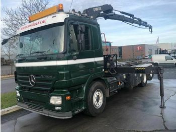 Camión con equipo de cable, Camión grúa Mercedes-Benz ACTROS 2544L 6X2 + HIAB 220-4: foto 1