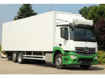 Camión caja cerrada Mercedes-Benz ANTOS 2532 KOFFER/LADEBORDWAND/EURO 6/138tkm!!: foto 1