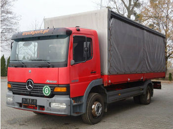 Camión lona Mercedes-Benz ATEGO 1218 4x2 EURO3 Pritsche mit Plane: foto 1