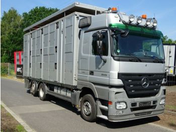 Camión transporte de ganado Mercedes-Benz  Actros2546 Menke 3 Stock Vollalu Hubdach: foto 1
