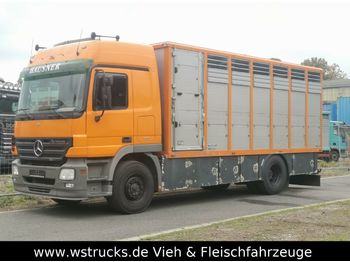 Camión transporte de ganado Mercedes-Benz Actros 1841 L mit Menke Einstock aus 2013: foto 1