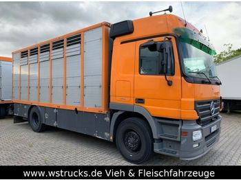 Camión transporte de ganado Mercedes-Benz Actros 1841 L mit Menke Einstock aus 2013: foto 1