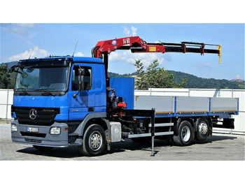 Camión caja abierta Mercedes-Benz Actros 2536 Pritsche 7,50m+ Kran*Topzustand!: foto 1