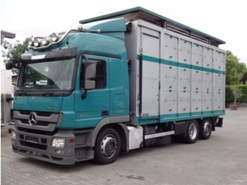 Camión transporte de ganado Mercedes-Benz Actros 2548 L  mit 2 Stock Aufbau Hubdach: foto 1
