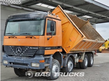 Camión volquete Mercedes-Benz Actros 4143 K 8X6 Manual BigAxle SteelSuspension 15m3 Euro 3: foto 1