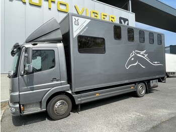 Camión transporte de ganado Mercedes-Benz Atego 1018 *Airco*Cruise control*camera in laadruimte: foto 1