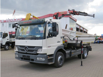 Camión volquete, Camión grúa Mercedes-Benz Atego 1224 K 2-Achs Kipper Kran Palf. PK 7001: foto 1