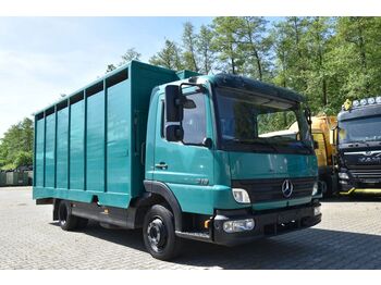 Camión transporte de ganado Mercedes-Benz Atego 2 818 Vieh Alu 1-Stock 11m³ Rampe,Winde: foto 1