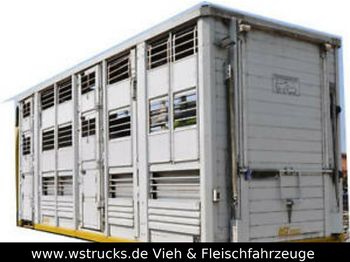 Camión transporte de ganado Mercedes-Benz KABA 3 Stock Vollalu 2002: foto 1