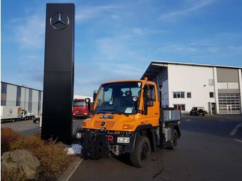 Camión caja abierta Mercedes-Benz UNIMOG U300 4x4 Hydraulik Standheizung Klima: foto 1