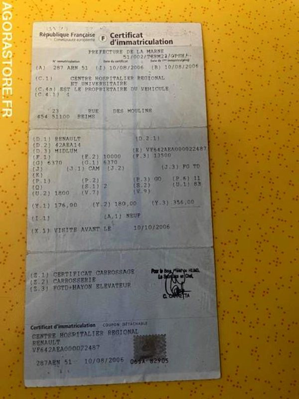 Camión POID LOURD RENAULT MIDLUM