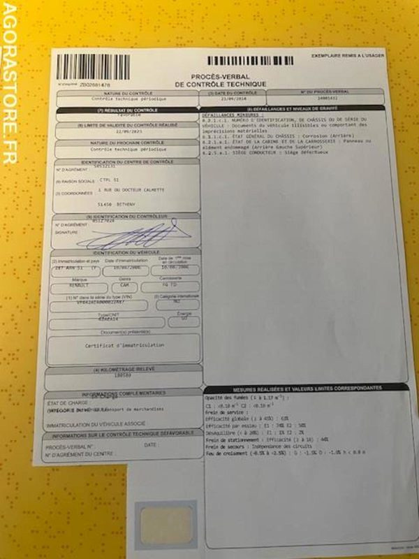 Camión POID LOURD  RENAULT MIDLUM