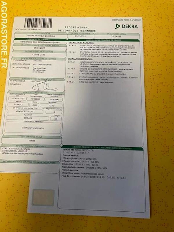 Camión POID LOURD RENAULT MIDLUM