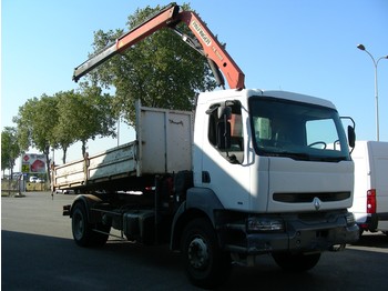 Camión volquete para transporte de materiales áridos RENAULT KERAX 300 BENNE GRUE: foto 1