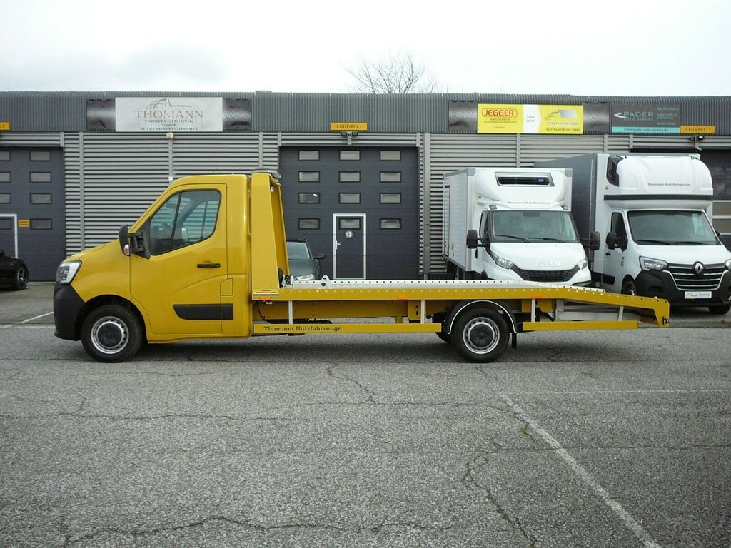Camión portavehículos, Furgoneta nuevo Renault Master 2,3DCI Autotransporter Navi R-Cam Luftfed: foto 7