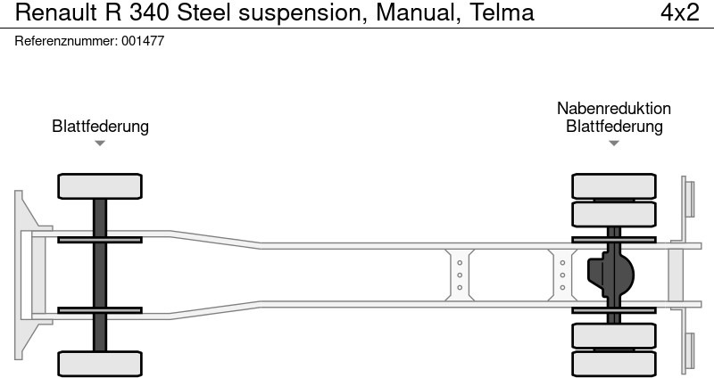 Arrendamiento de Renault R 340 Steel suspension, Manual, Telma Renault R 340 Steel suspension, Manual, Telma: foto 9