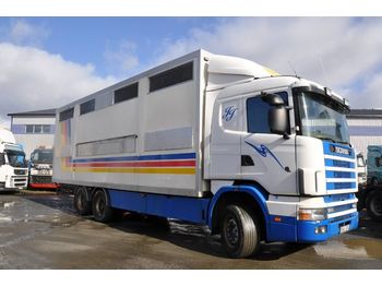 Camión transporte de ganado SCANIA R124 LB6X2NB400: foto 1