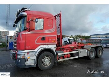 Camión multibasculante SCANIA R5000 6x2 HOOK TRUCK, NEWLY INSPECTED: foto 1