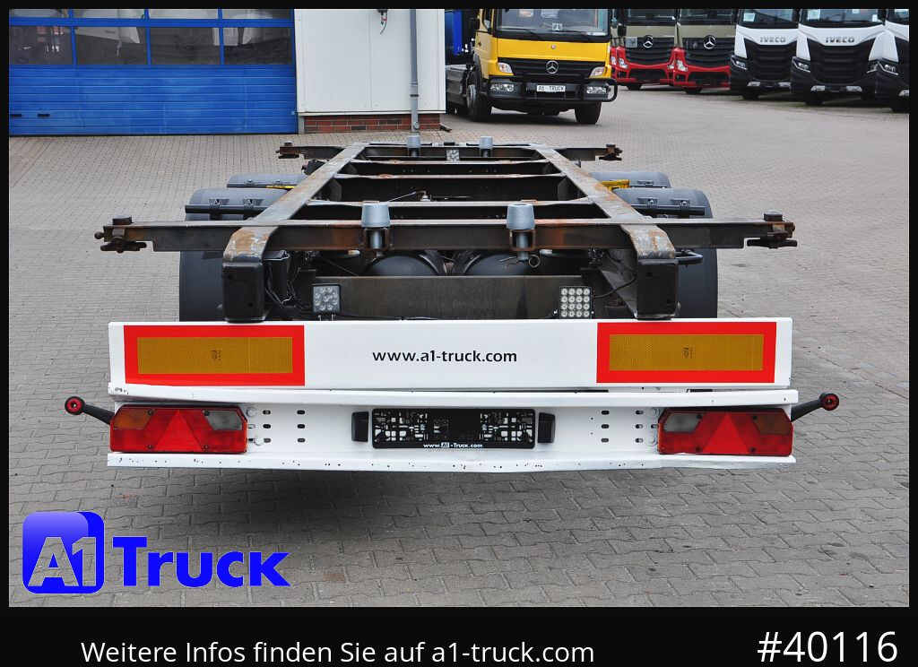 Camión SCHMITZ tandem, verzinkt, oben oder unten gekuppelt, verstellbar