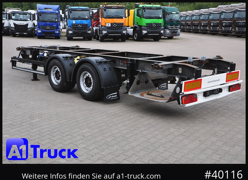 Camión SCHMITZ tandem, verzinkt, oben oder unten gekuppelt, verstellbar