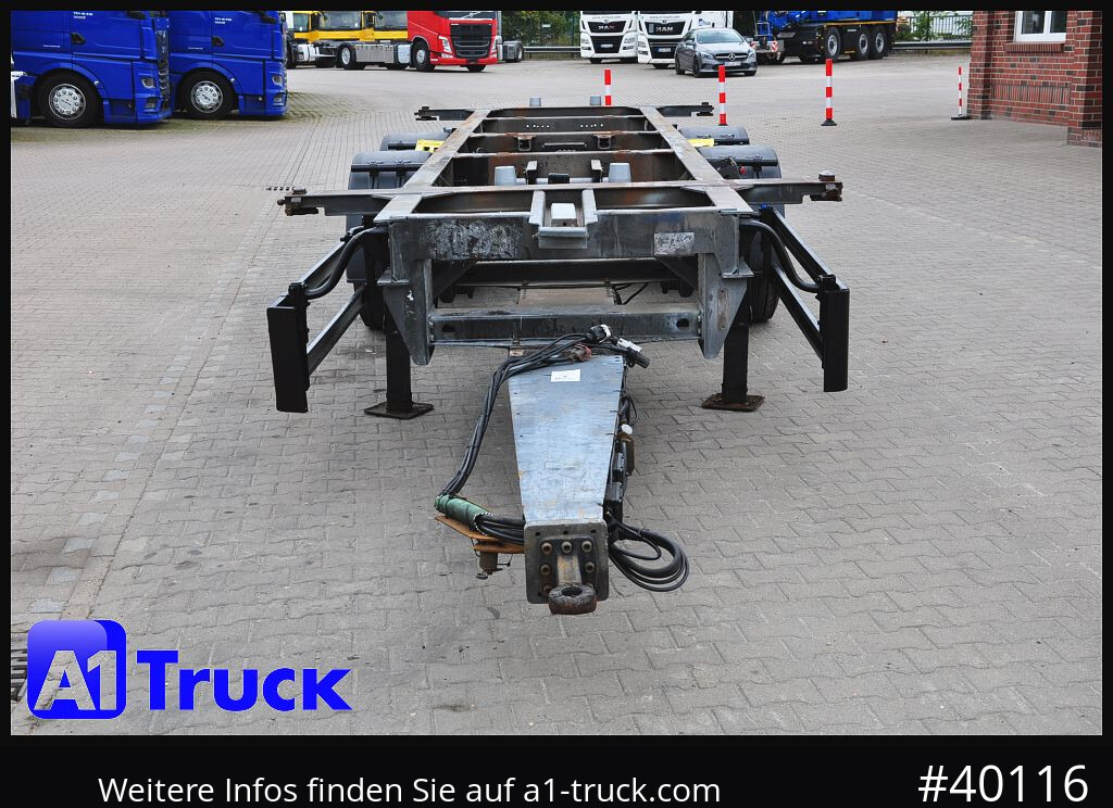 Camión SCHMITZ tandem, verzinkt, oben oder unten gekuppelt, verstellbar