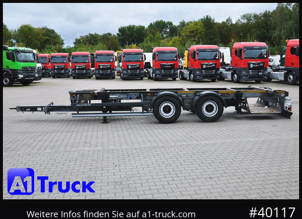 Camión SCHMITZ tandem, verzinkt, oben oder unten gekuppelt, verstellbar