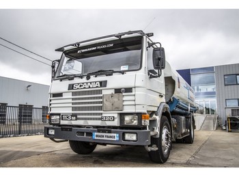 Camión cisterna para transporte de combustible Scania 113M + TANK SECANOR 15000L(6 comp.): foto 1