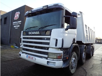 Camión volquete Scania 124 420 8x4: foto 1