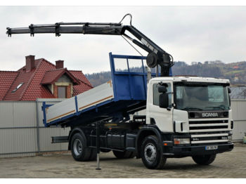 Camión volquete Scania 94G 220 Kipper 5,00m+Kran4x2Topzustand!: foto 1