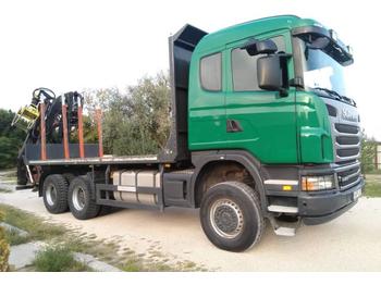 Camión para transporte de madera Scania G 400: foto 1