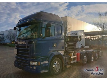 Camión portacontenedore/ Intercambiable Scania G 410 LB8x2*6HNB: foto 1
