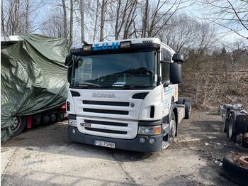 Camión portavehículos Scania P400  für KTT, Motorschade KO !!!: foto 1