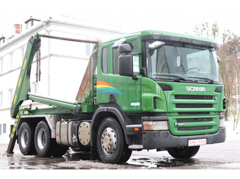 Camión portacontenedor de cadenas Scania P420  6x4 E5 Retarder AHK Funk Fernbedienung: foto 1