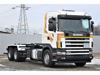 Camión multibasculante Scania R124 470 Abrollkipper *6x2* Top Zustand !: foto 3