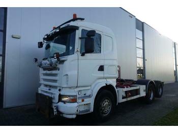 Camión chasis Scania R500 V8 6X2 CHASSIS RETARDER FULL STEEL EURO 3: foto 1